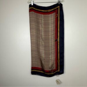 ECHO Silk Scarf Square NWT 34” x 34” Square